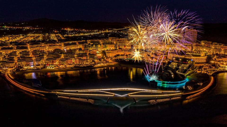 Night, Bird's eye view, City view