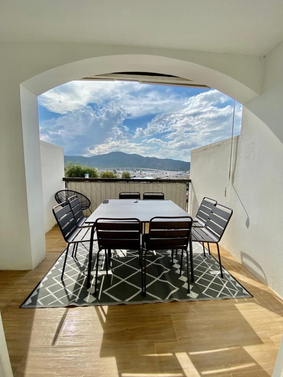 Day, View (from property/room), Balcony/Terrace, Balcony/Terrace, Dining area, Mountain view, Sea view