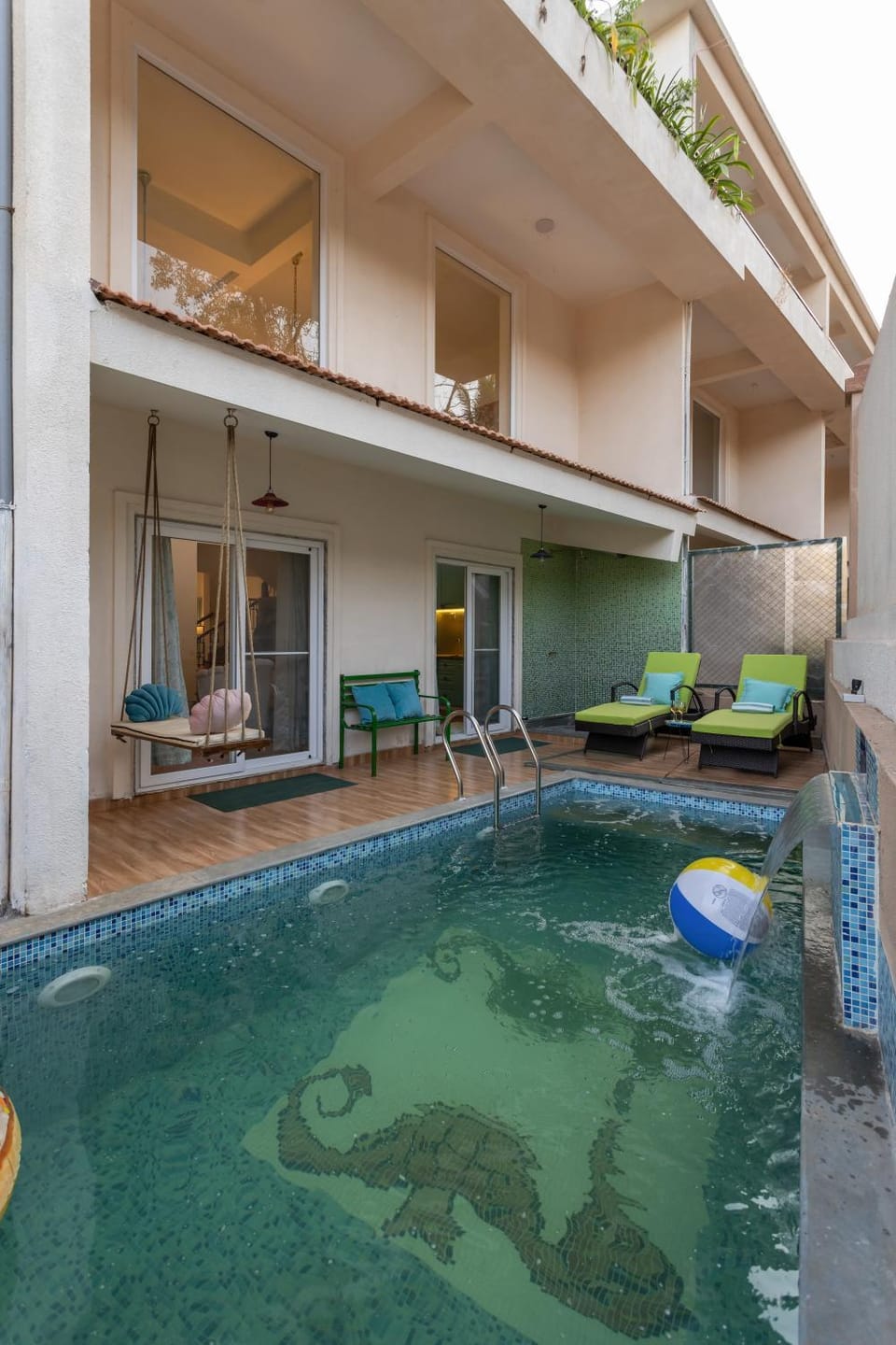 Alaya Stays Cavalo Marinho - 3 BHK Boho Retreat with Private Pool & Terrace Villa in Goa, India