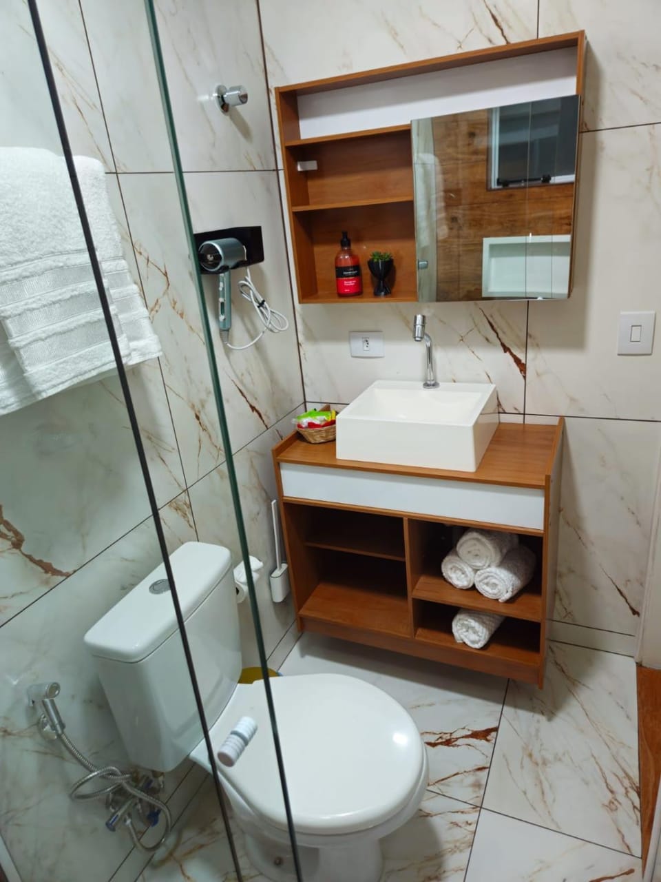 Bathroom, hair dryier