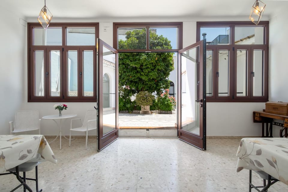 Patio, Living room, Dining area