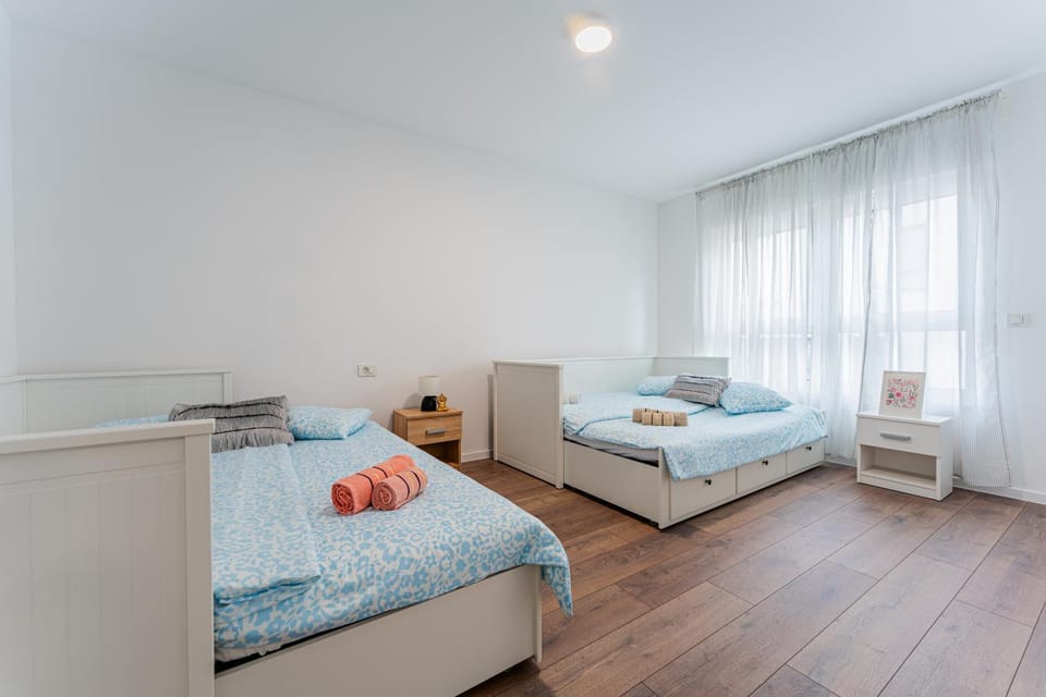 Bed, Photo of the whole room, Bedroom, Family, heating, internet, towels