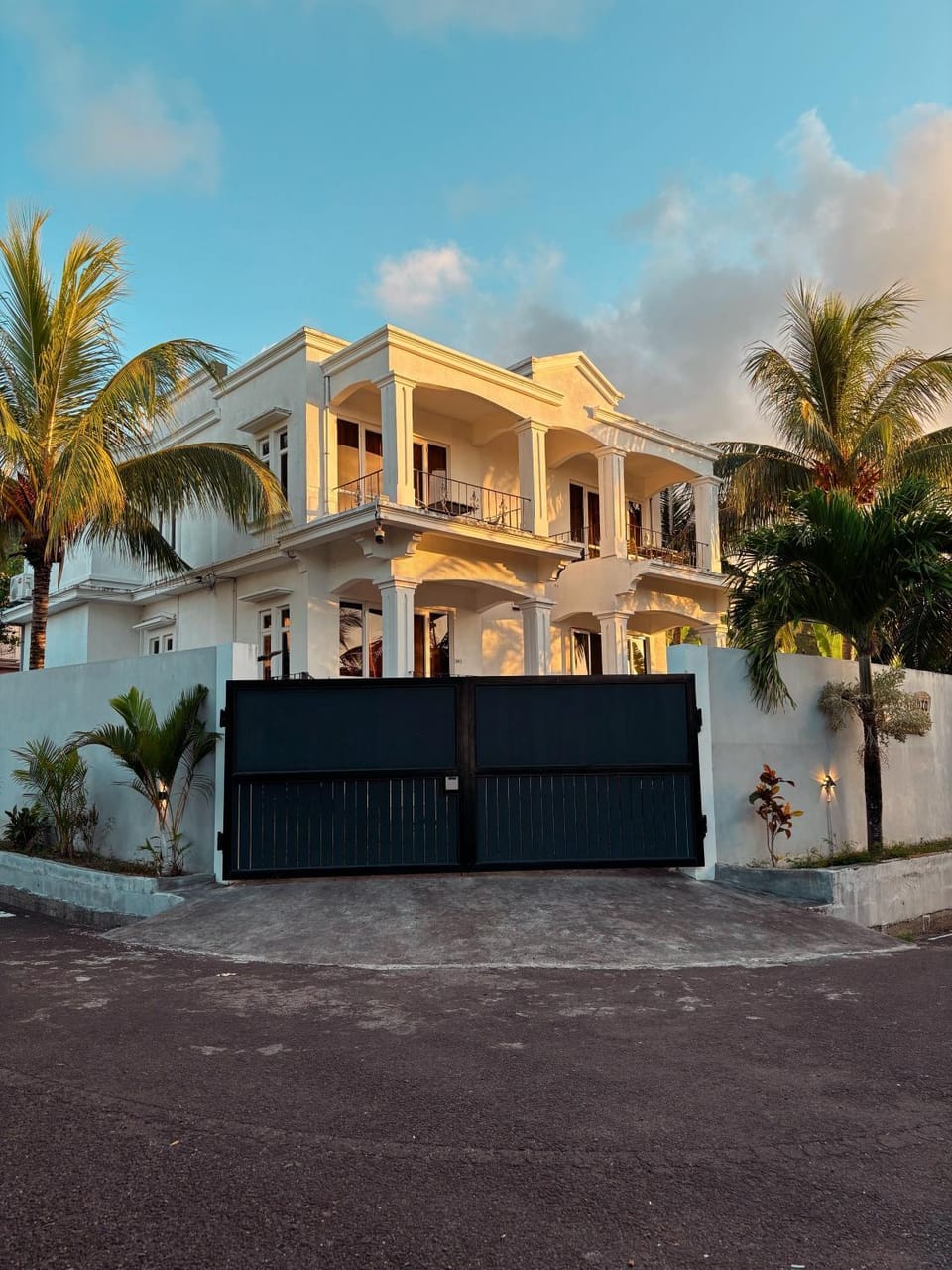 Property building, Sunset