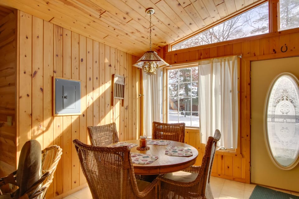 Boat Dock & Fire Pit: Waterfront Home in Crosslake House in Crosslake
