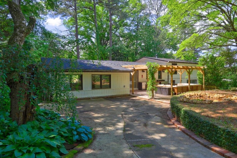 Spring, Garden, Garden view