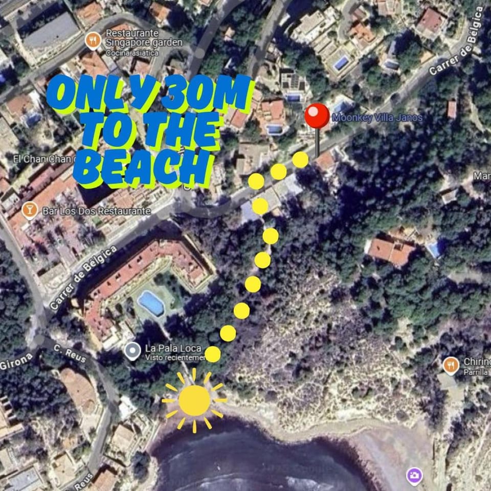 The Ocean Retreat - Beach Villa 30m next to the sea House in Alacantí