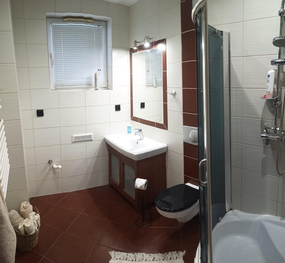 Shower, Toilet, Bathroom, towels