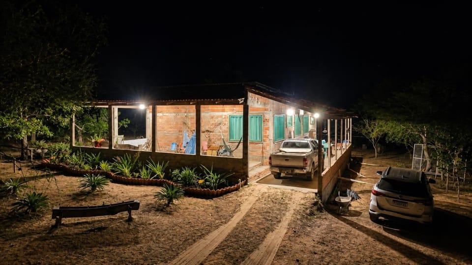 Night, Natural landscape, Garden, Garden view