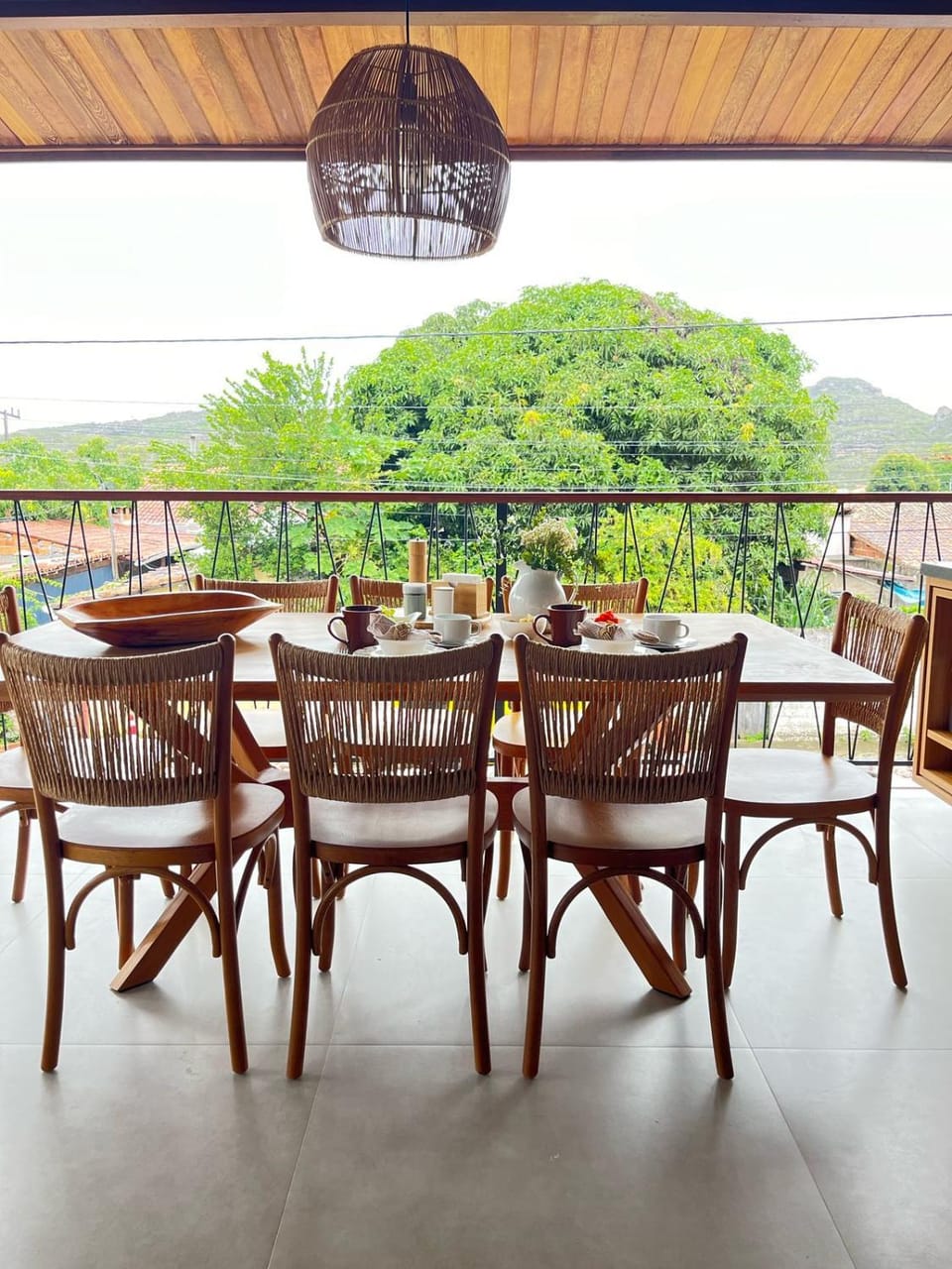 Day, Natural landscape, View (from property/room), Balcony/Terrace, Dining area