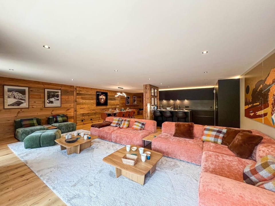 Appartement spacieux aux Gets, 4 chambres, sauna Apartment in Les Gets