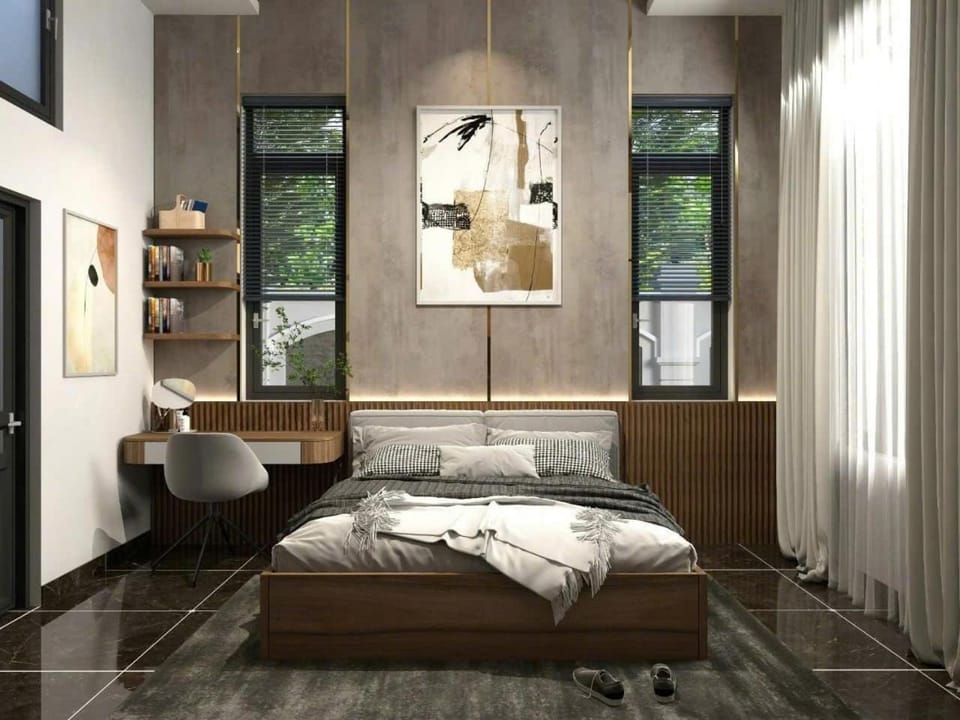 Bed, Bedroom