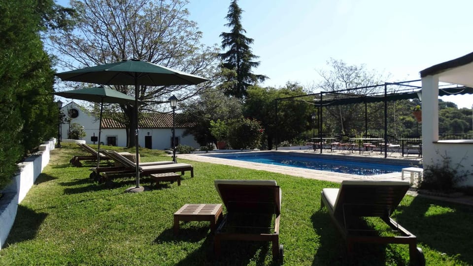 Property building, Living room, Swimming pool
