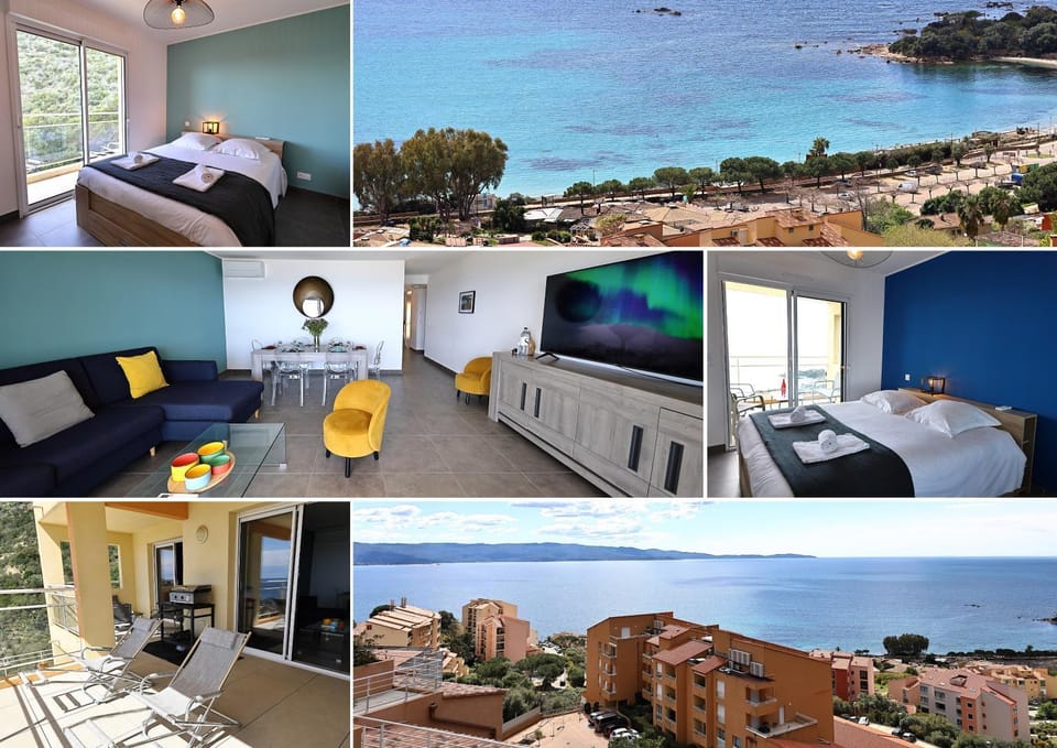 Natural landscape, TV and multimedia, Living room, Seating area, Sea view