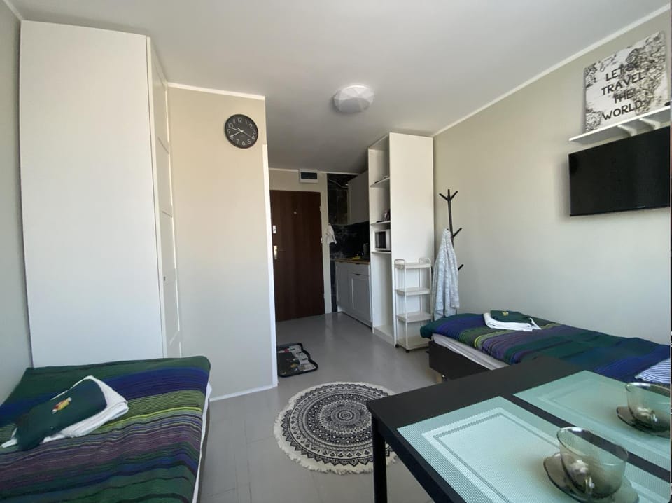 Communal lounge/ TV room, Bed, TV and multimedia, Kitchen or kitchenette, Photo of the whole room, Seating area