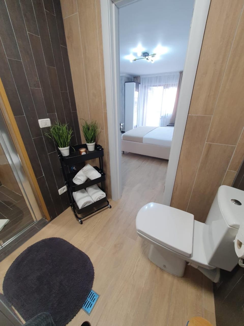 Shower, Toilet, Bathroom, towels