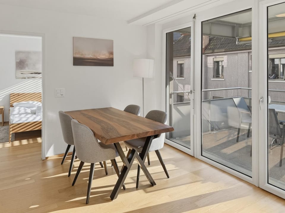 Living room, Seating area, Dining area