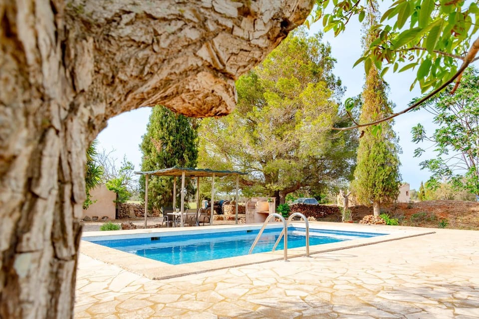 Property building, Living room, Swimming pool