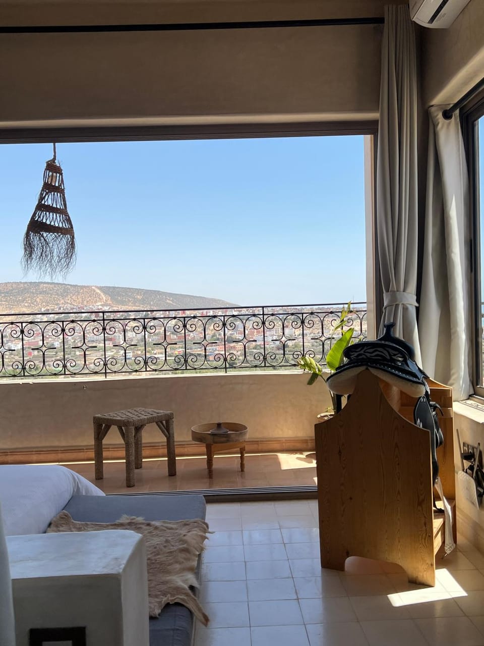 Bed, Day, View (from property/room), Balcony/Terrace, Bedroom
