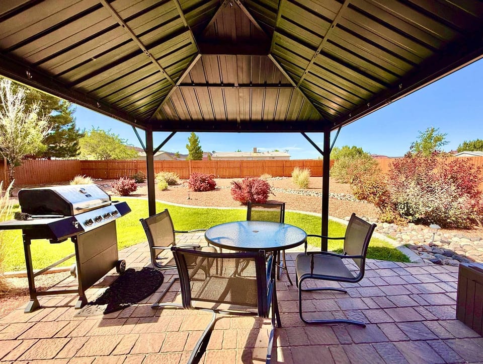Patio, Seating area, Garden view