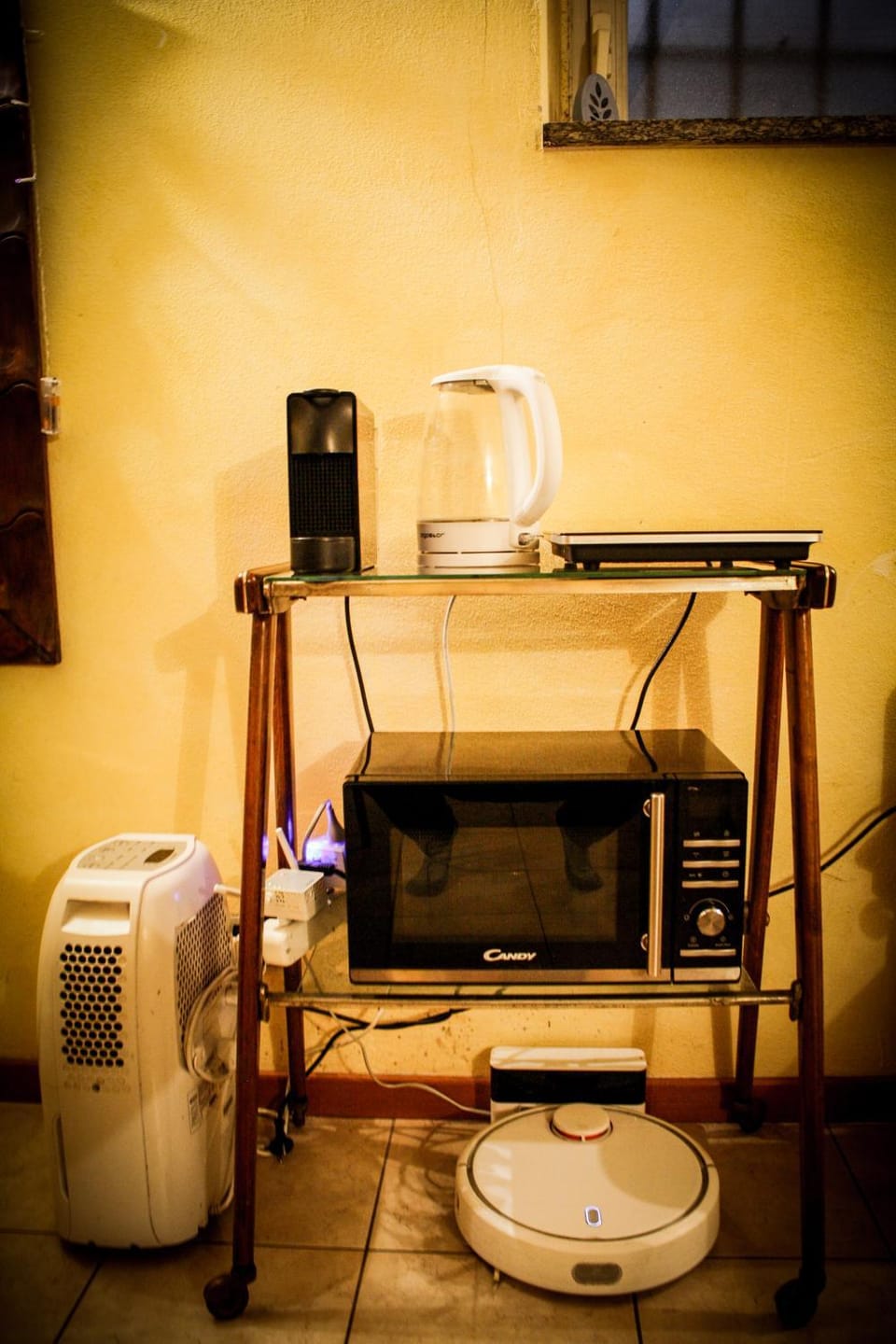 microwave, stove