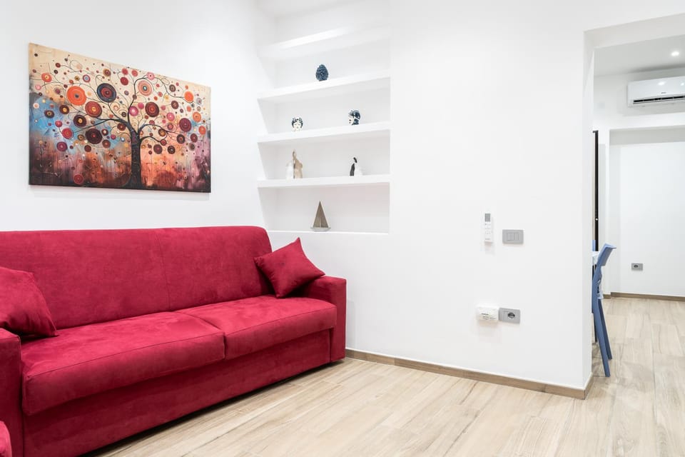 Living room, air conditioner