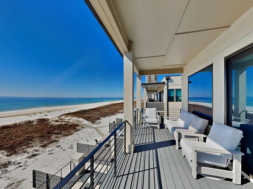 Balcony/Terrace, Seating area, Beach, Sea view