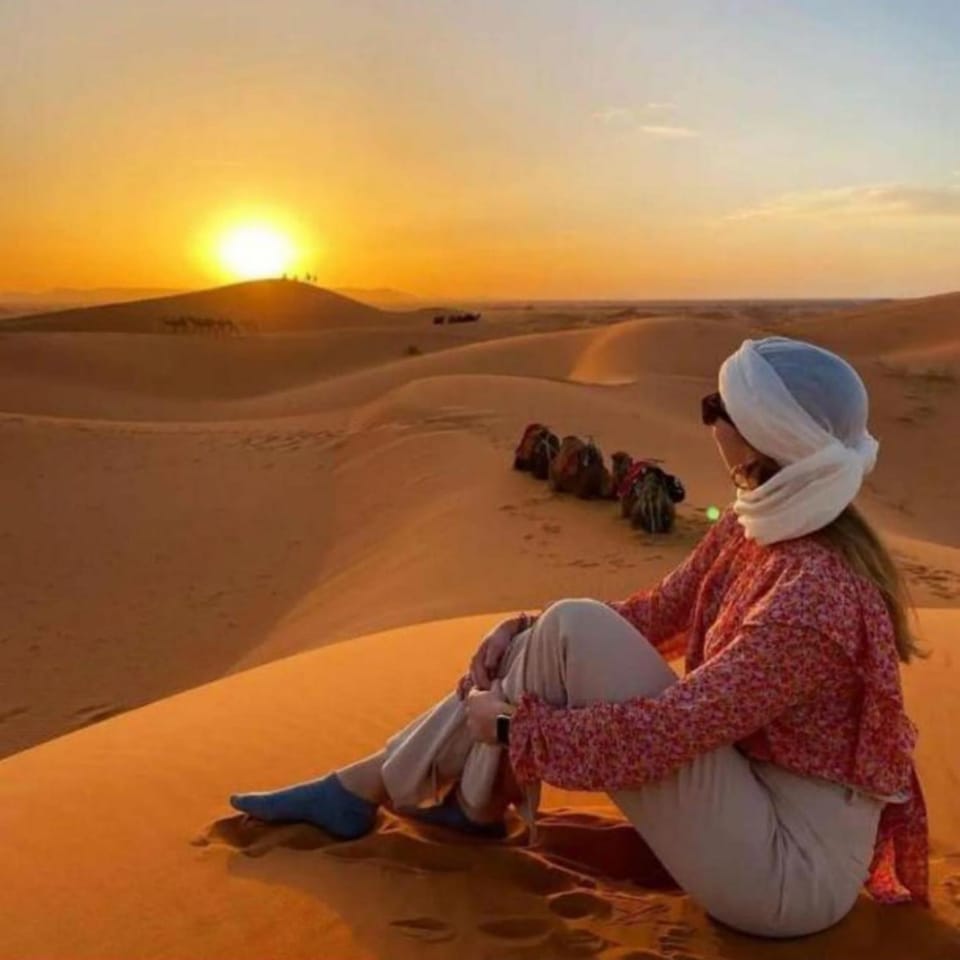 People, Natural landscape, Sunset, group of guests