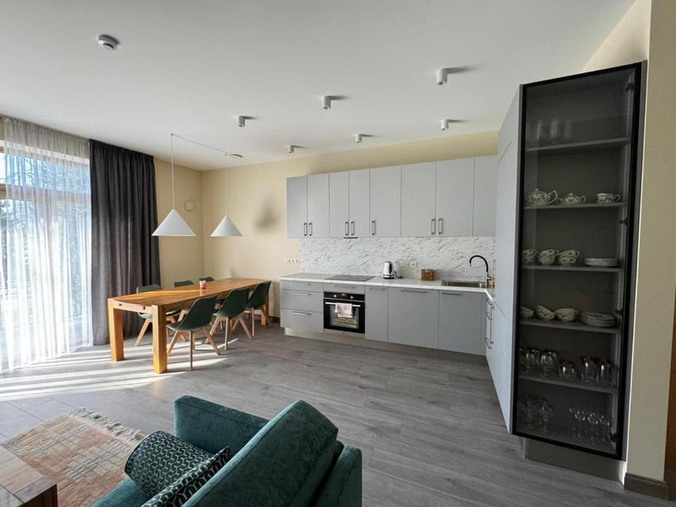 Kitchen or kitchenette, Living room