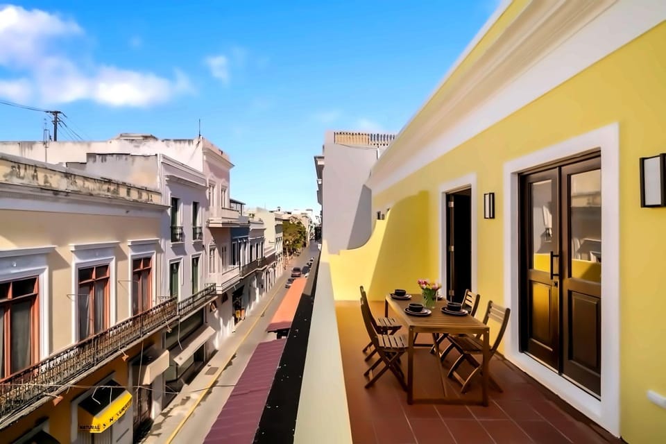 Property building, Patio, Day, View (from property/room), Balcony/Terrace, Dining area