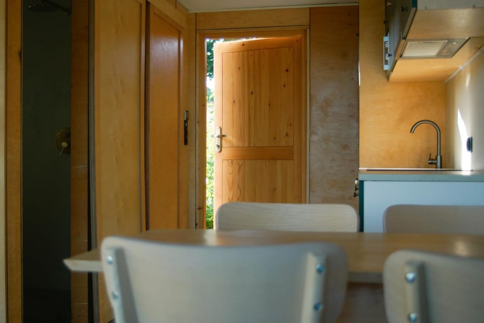 Living room, kitchen