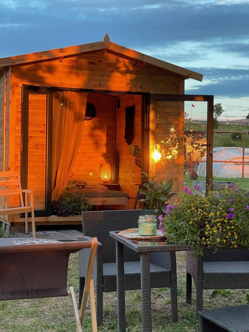 Property building, Fishing, Fishing, View (from property/room), Landmark view, Sunset