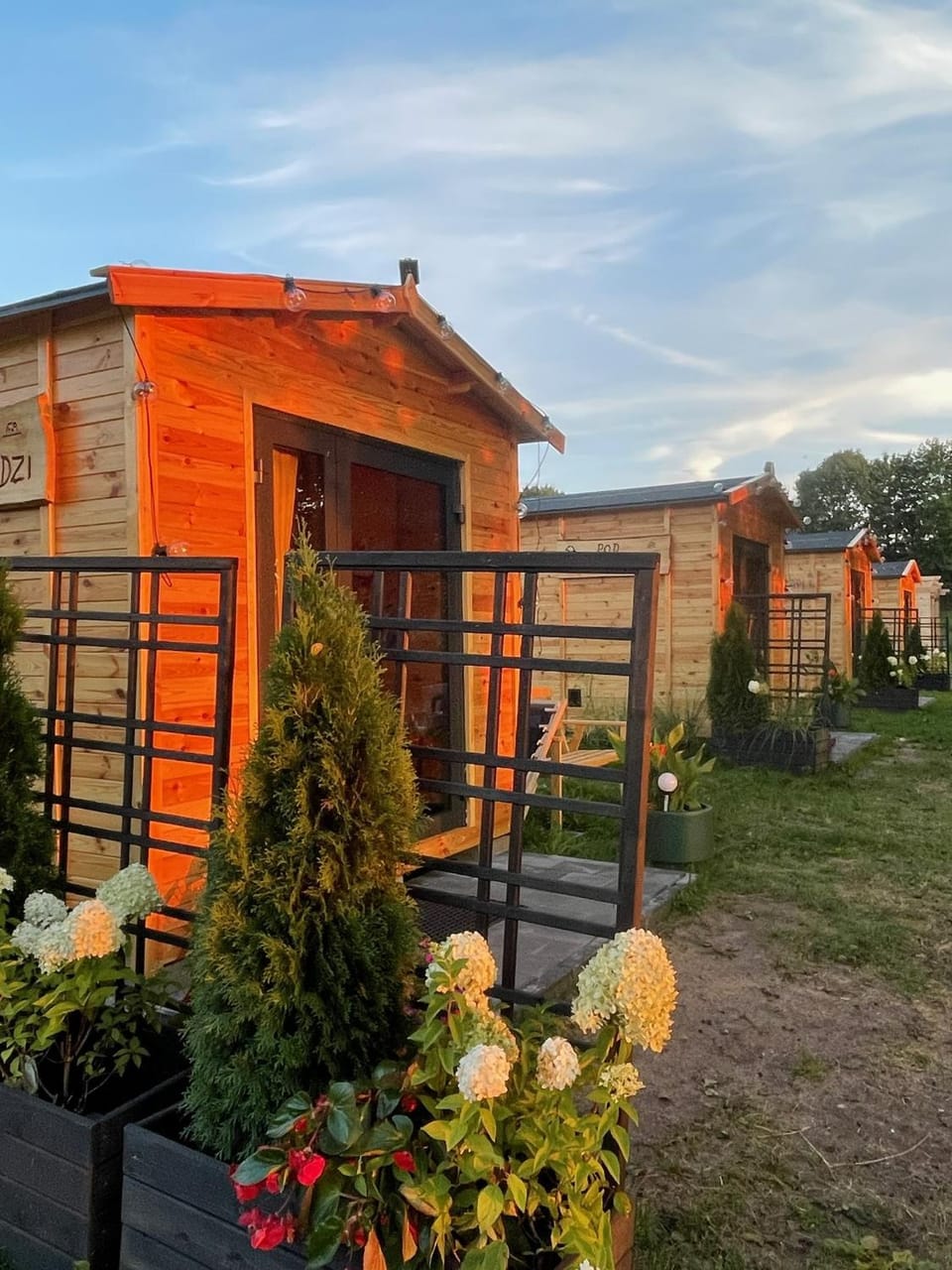 Property building, Sunset