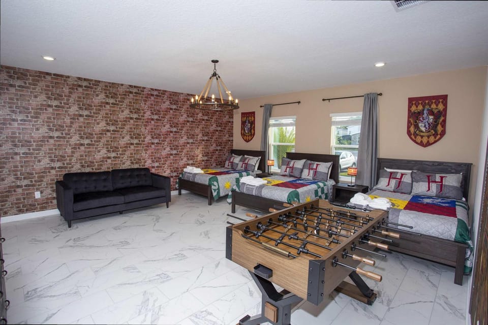 Epic Dream Home with Spa Game Room Themed Bedrooms 2887 Single Family Villa in Kissimmee