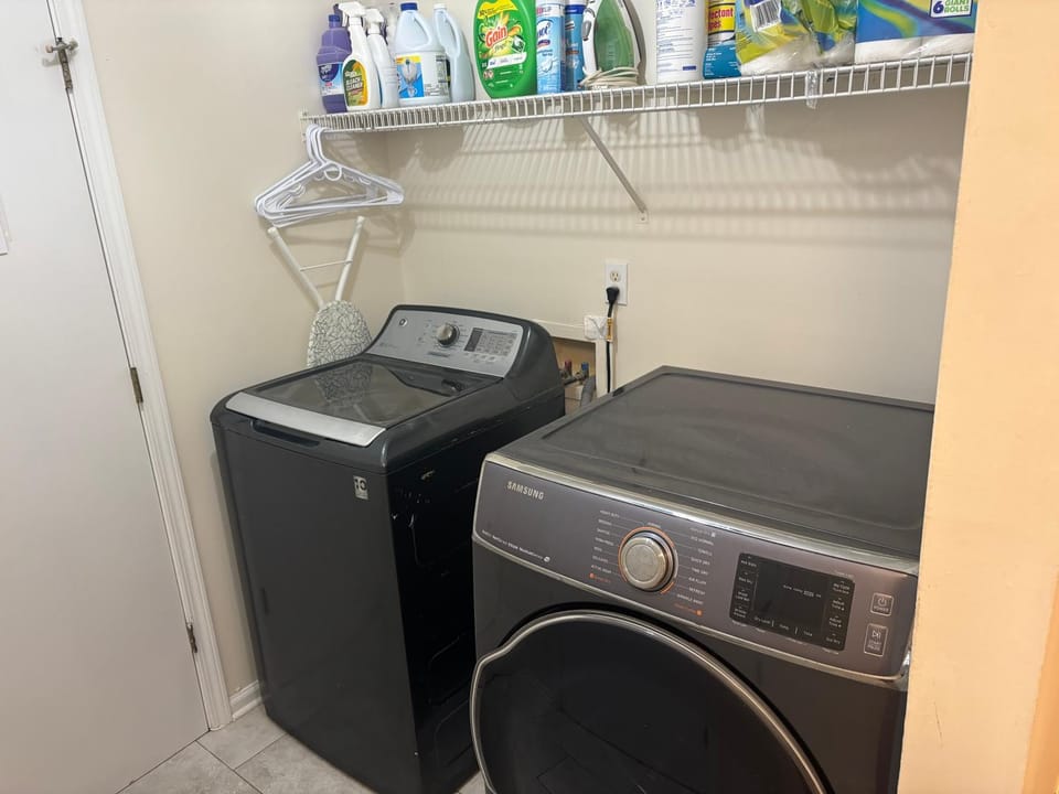washing machine, dryer