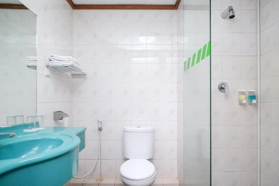 Shower, Toilet, Bathroom, towels