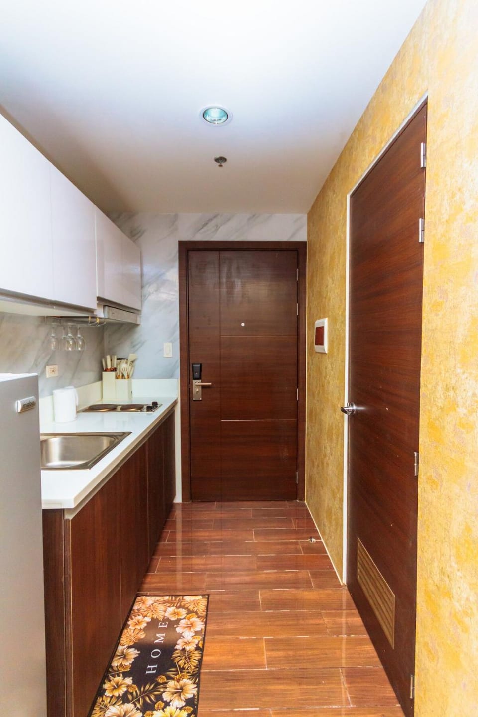 Kitchen or kitchenette, wardrobe