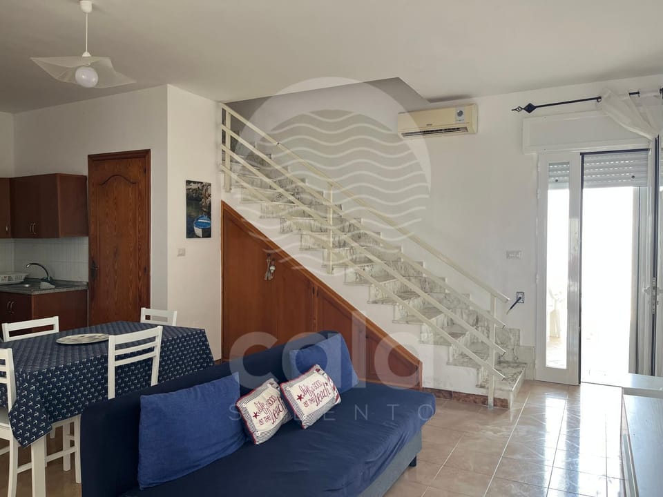 Kitchen or kitchenette, Living room, Dining area, air conditioner, air conditioner