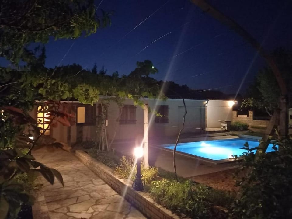 Night, Garden, Garden view