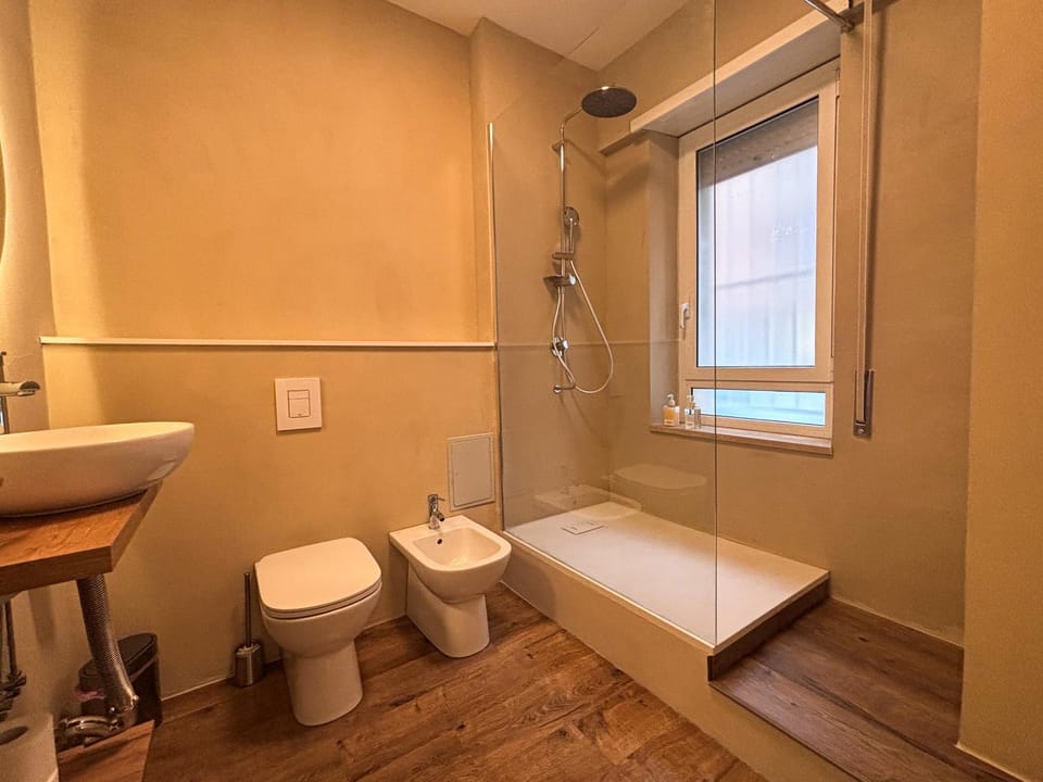 Shower, Toilet, Bathroom, towels