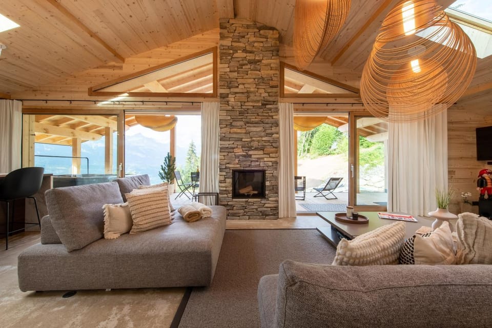 Chalet Eteila vue incroyable ! Combloux 10 min de Megève Chalet in Combloux