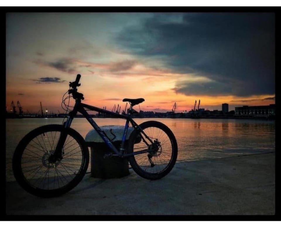 Cycling, Sea view, Sunrise