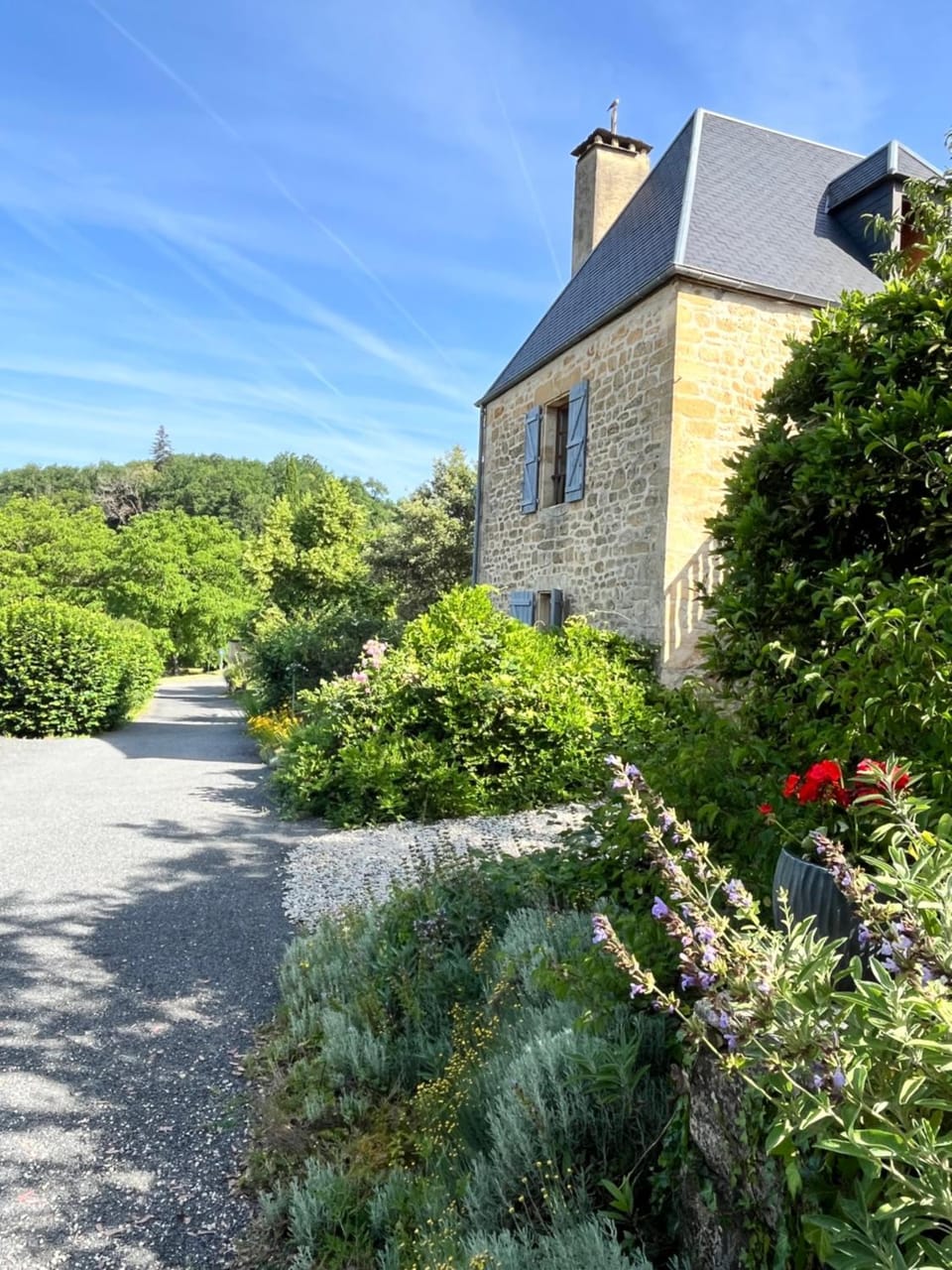 Property building, Spring, Natural landscape, Garden, Garden view