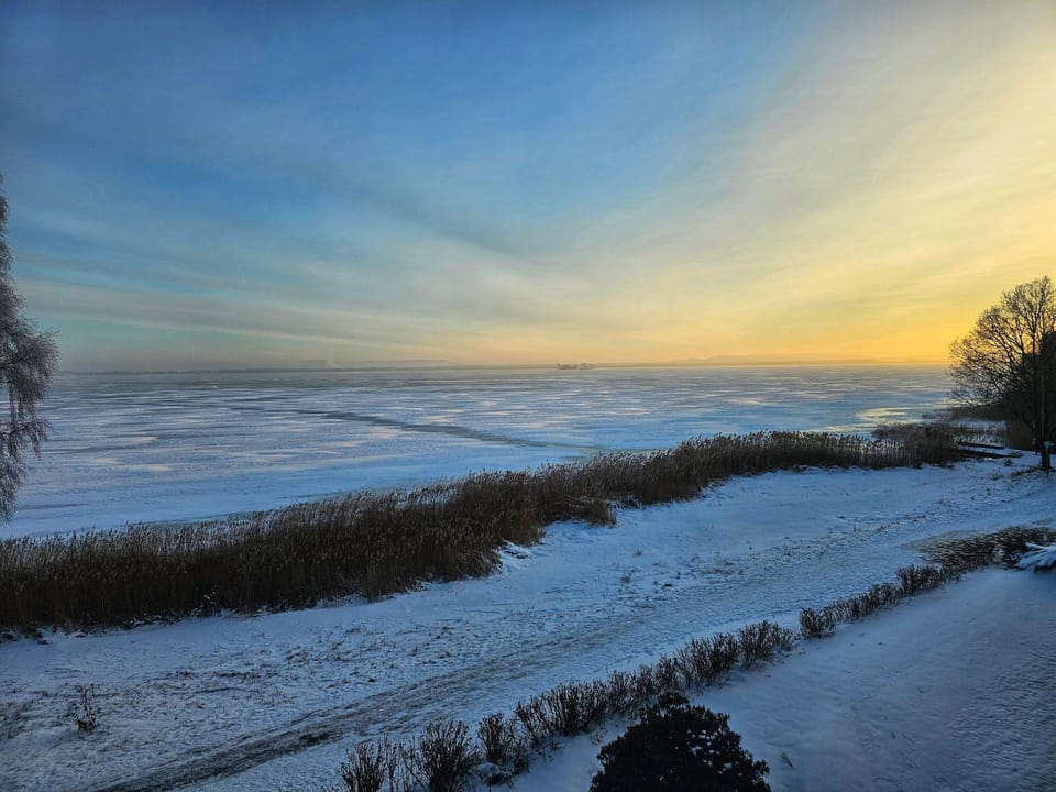 Winter, Sea view