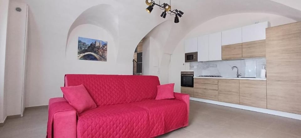 Living room, kitchen