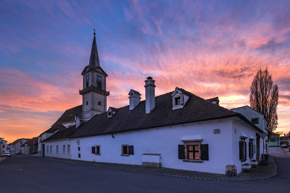 Property building, Sunset