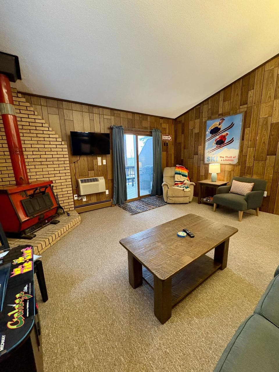 Retro Ski-In Ski-Out Villa at Powderhorn Mountain Villa in Wisconsin