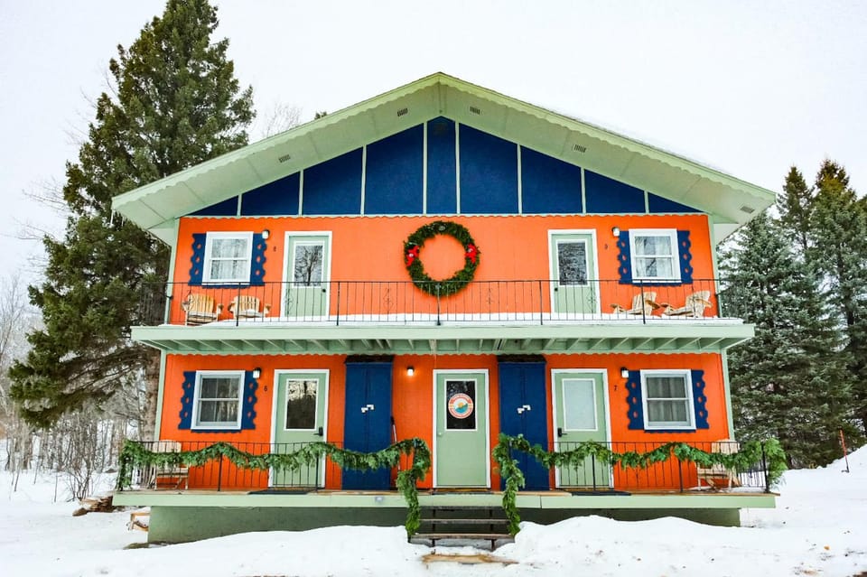 Skiing in Style at Powderhorn Mountain House in Wisconsin