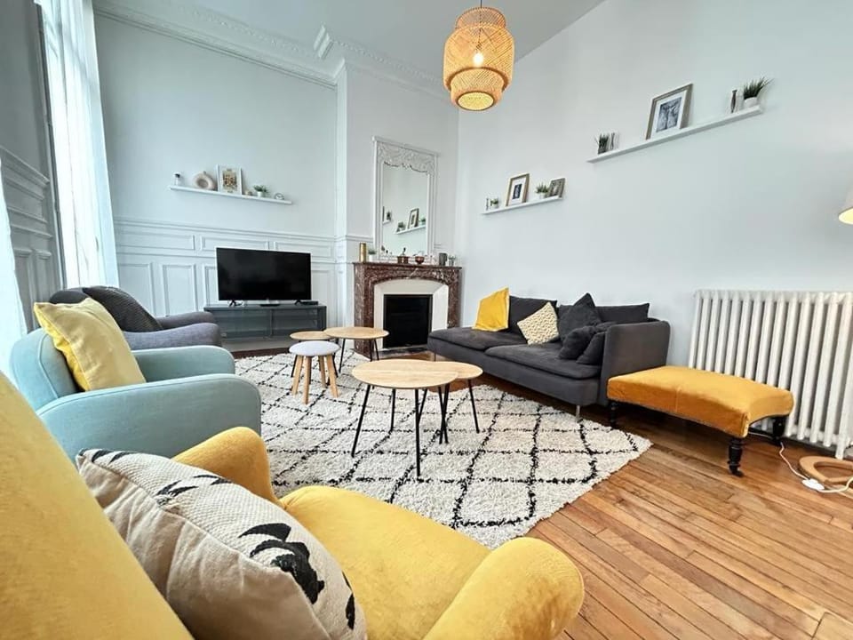 Vesle magnifique T4 hyper centre 6 personnes Apartment in Reims