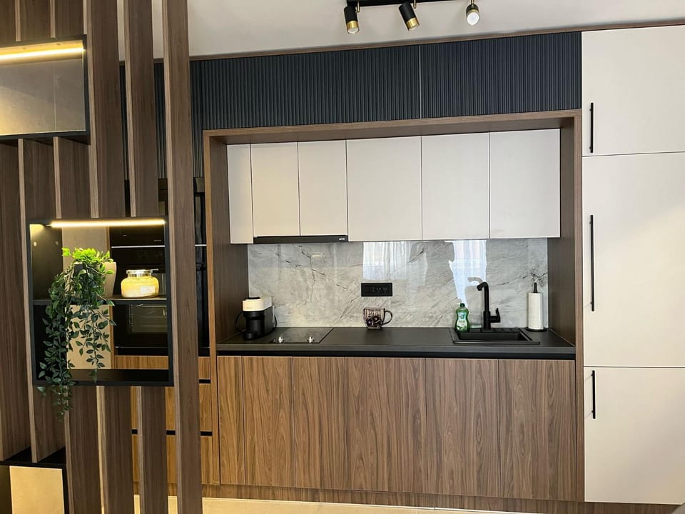 Coffee/tea facilities, Kitchen or kitchenette, minibar, stove