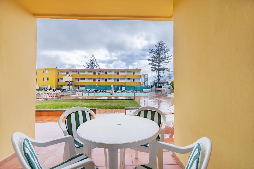 Property building, Patio, Day, View (from property/room), Balcony/Terrace